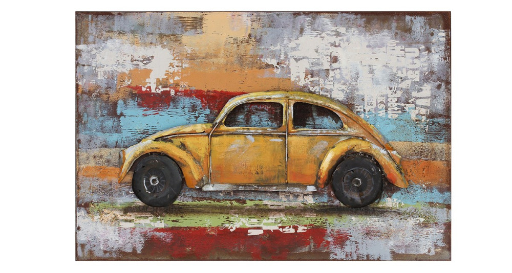  Tableau  vintage peinture de voiture  Coccinelle Volkswagen 