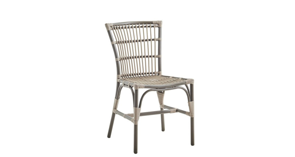 coussin chaise en résine isabelle coloris blanc