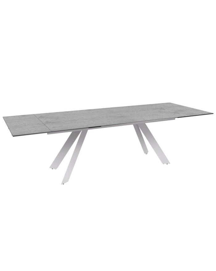 Table aluminium et céramique extensible Cinabre