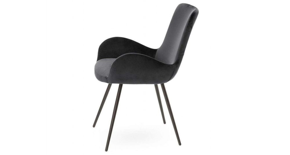 Fauteuil en velours Rizzo