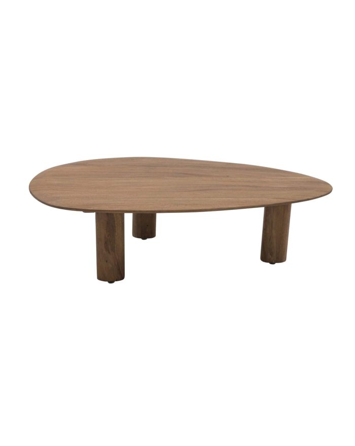 Table basse Galet plateau forme aile d'avion