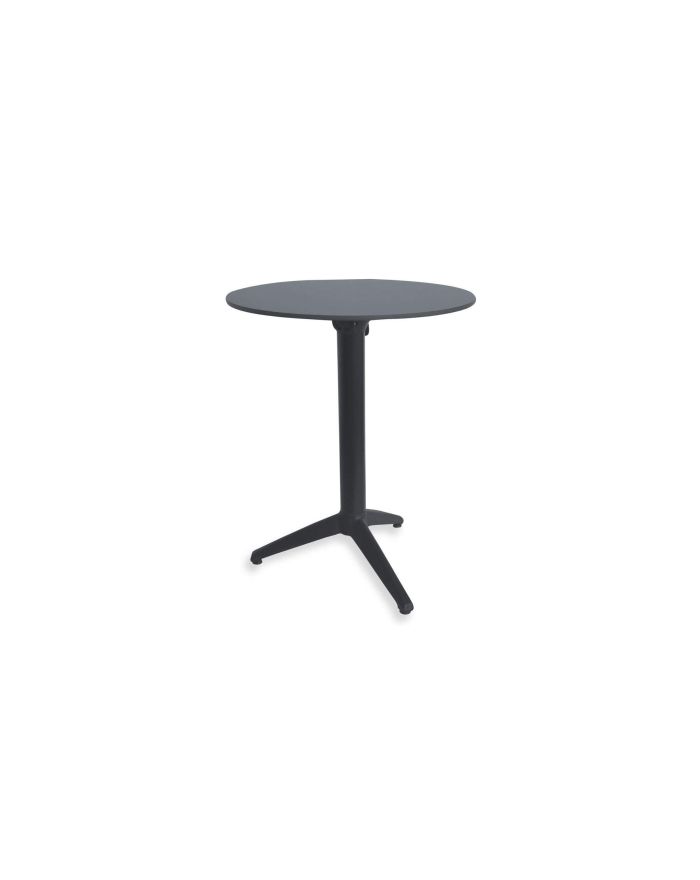 Lot 20 tables pliantes rondes Poncha anthracite
