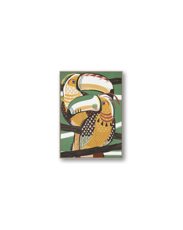 Tableau Toucans Kiwi 104 x 144 cm