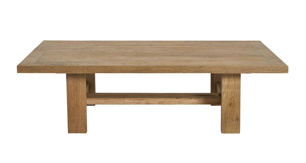 Table basse rectangulaire en bois de chêne Marcelle