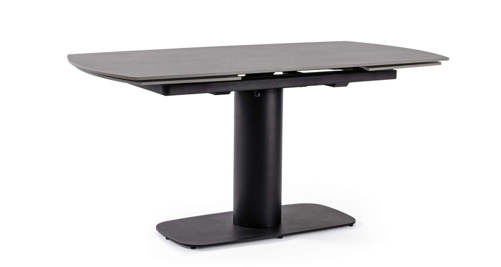 Table extensible pied central 4 à 8 personnes Jeremias