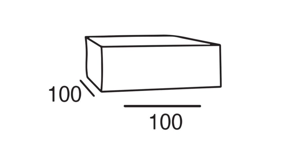 Pouf modulable 100 x 100 cm Arles