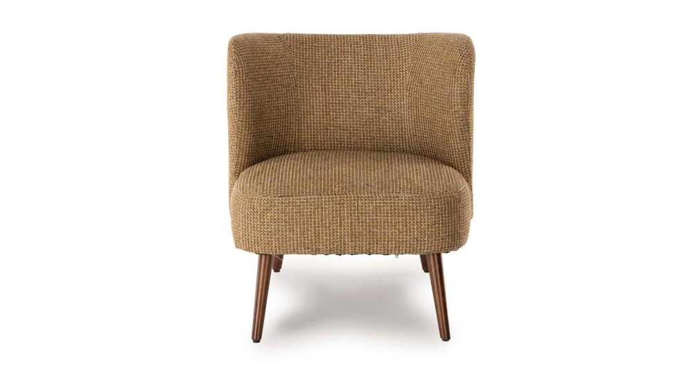 Fauteuil cocktail vintage en tissu Miranda